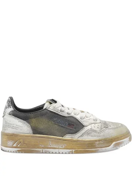 Sneakerși Autry din piele gri