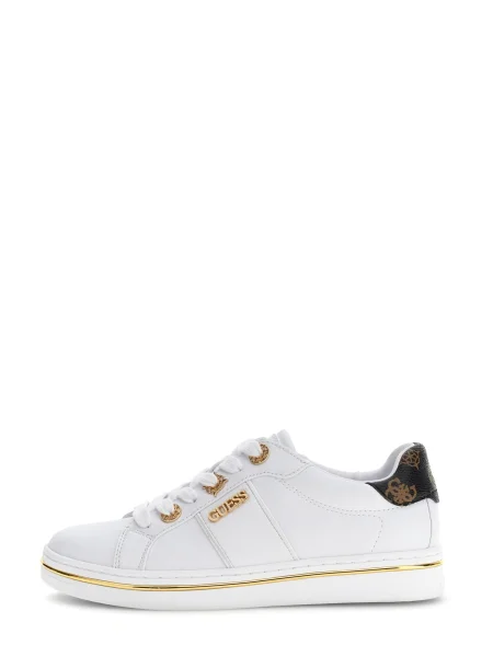 Sneakerși Guess alb