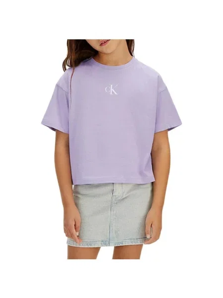 Tričko Calvin Klein Jeans fialová