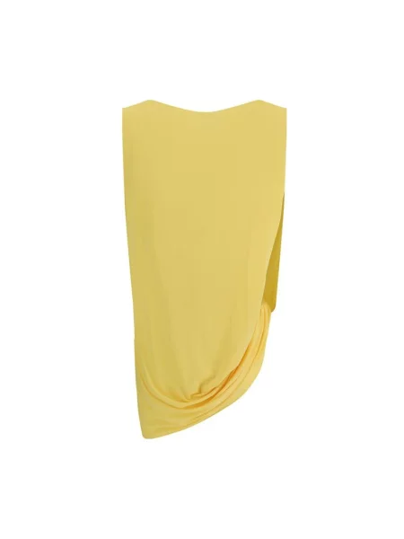 Top Jacquemus żółty