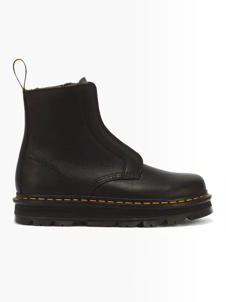 Dr. Martens παπούτσια δερμάτινα ZebZag Laceless WL μαύρο