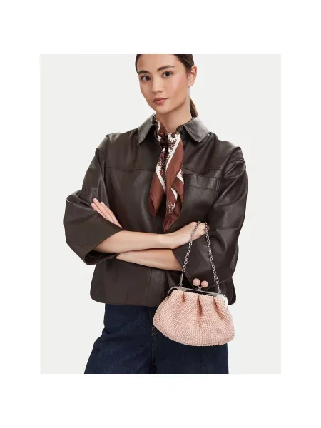 Weekend Max Mara geantă crossbody pentru femei APALMAS roz