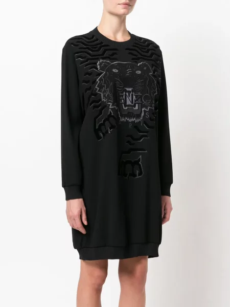 Rochie Kenzo cu dungi de tigru negru