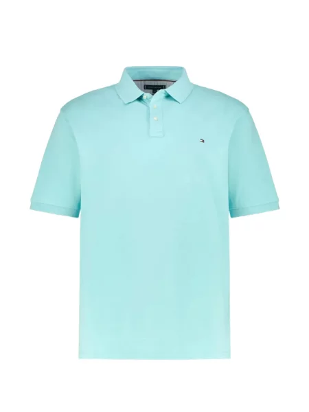 Tricou polo Tommy Hilfiger cu broderie albastru