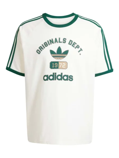 Камуфлажна плетена тениска Adidas с принт черно