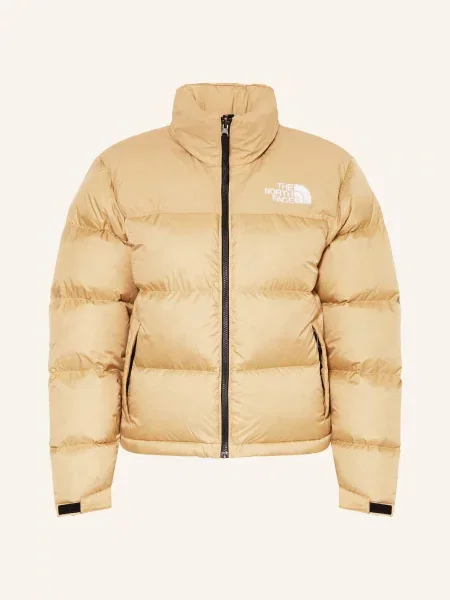 The North Face Péřová Bunda Retro Nuptse světle hnědá