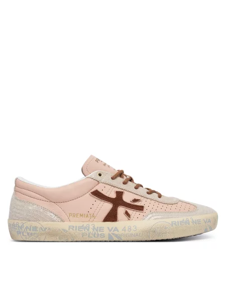 Sneakers Premiata Davidd Var deschis roz