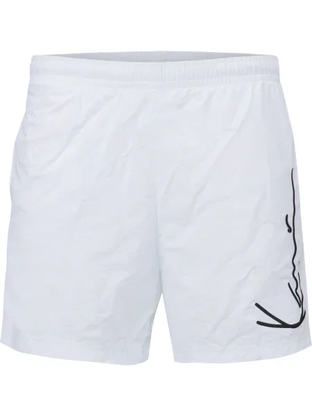 Karl Kani Pantaloni bleumarin alb
