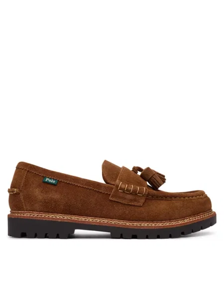Pantofi loafer Polo Ralph Lauren maro