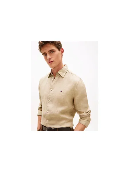 Košeľa Tommy Hilfiger béžová
