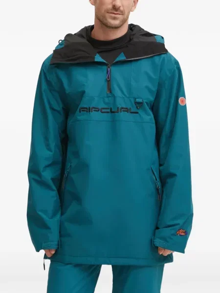 Geacă de schi Rip Curl cu glugă albastru