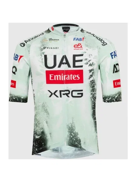 Koszulka rowerowa UAE Team Emirates XRG Tour de France Replica krótki rękaw S biały