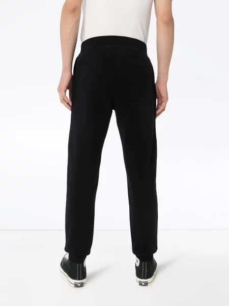 Pantaloni sport Sunspel negru