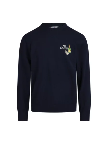 Sweter Mc2 Saint Barth niebieski