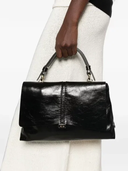 Geantă shopper Loristella din piele negru