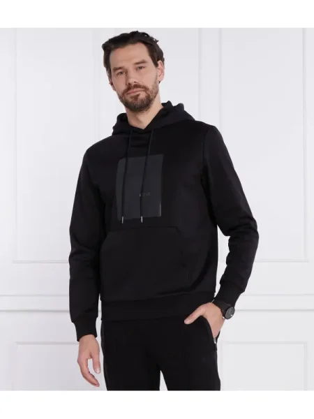 BOSS GREEN Hanorac Soody Mirror negru