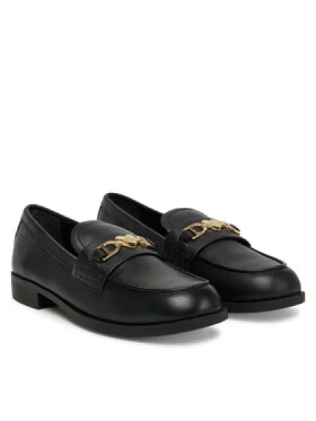 Loaferice LOVE MOSCHINO crna