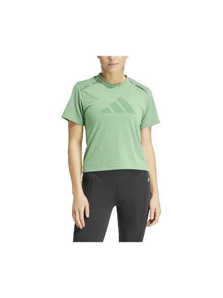 Tricou Adidas cu autograf verde