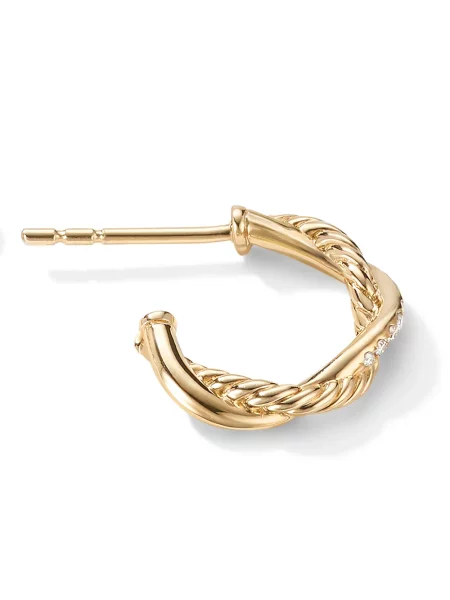 Náušnice David Yurman žluté