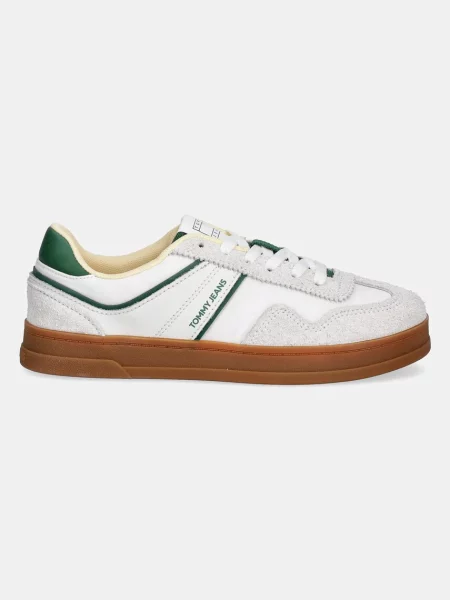 Tommy Jeans Tenisky THE GREENWICH MIX MEDIA biela