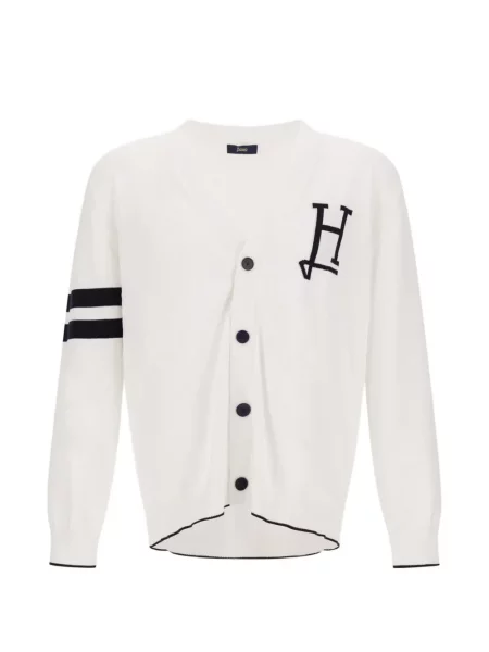Cardigan Herno cu autograf alb