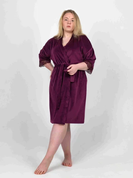 N.EL Халат фіолетовий