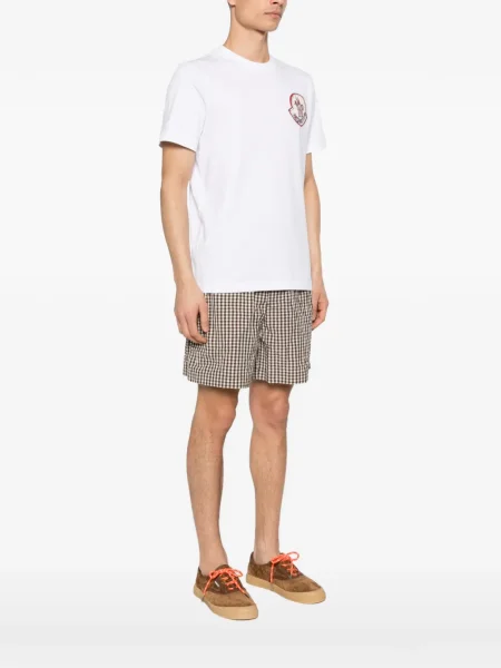 Tricou Moncler cu autograf alb
