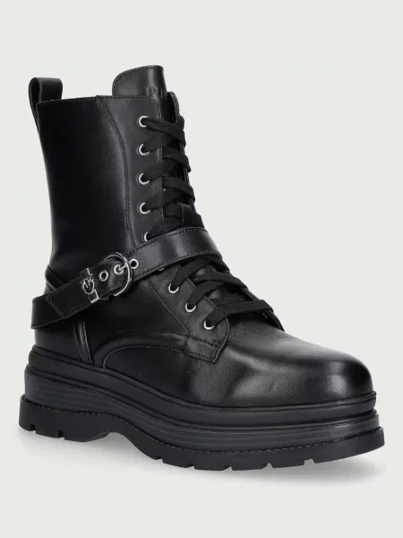 Pinko De piele botine Eva 04 negru