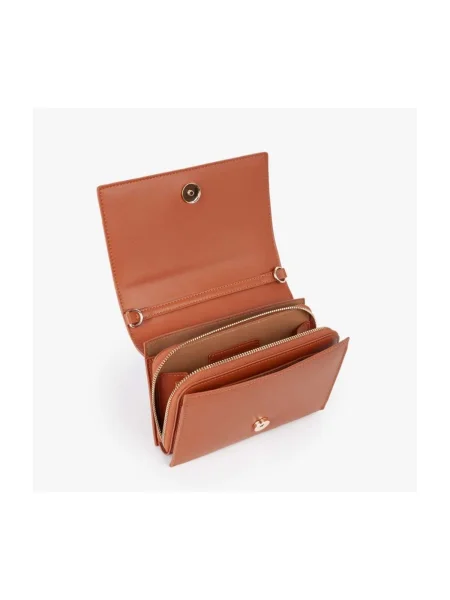 Geanta crossbody Valentino din piele maro