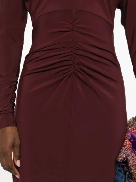 Rochie maxi Max Mara până la genunchi de costum roșu