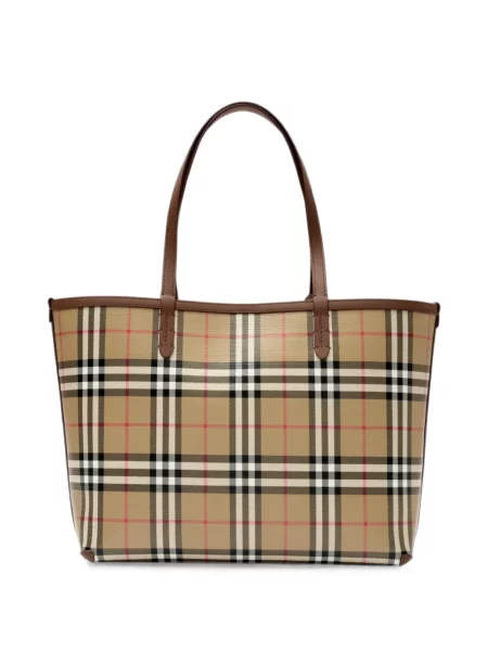 Geantă shopper Burberry în carouri