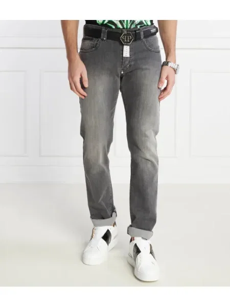 Philipp Plein Blugi Supreme | Straight fit gri