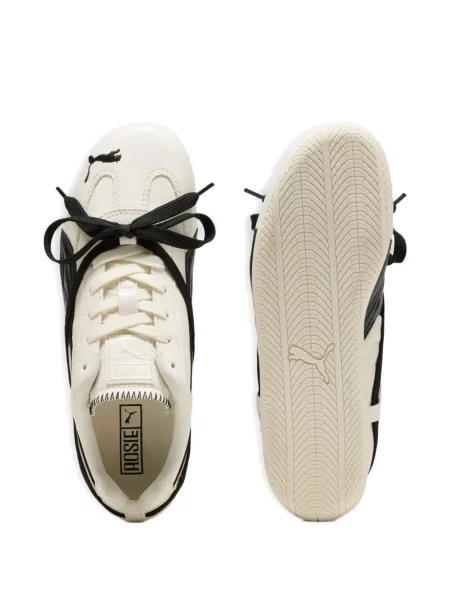 Sneakerși Puma din piele alb