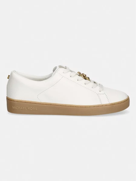 MICHAEL Michael Kors Keaton Lace Up sneakers dámske kožené biela