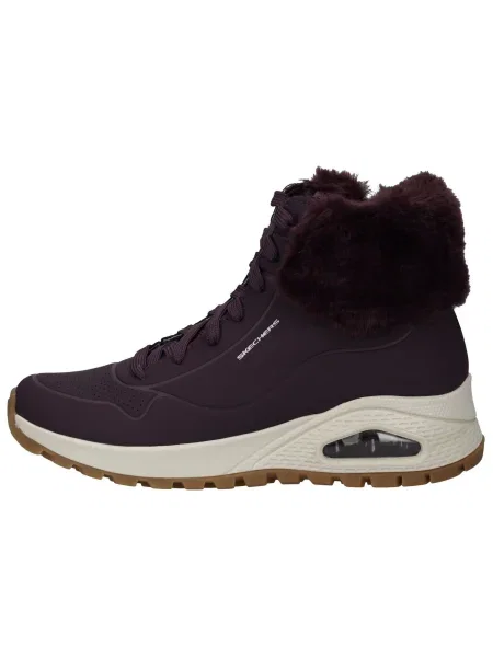 Skechers Šnurovacia obuv Uno Rugged Bordová červená