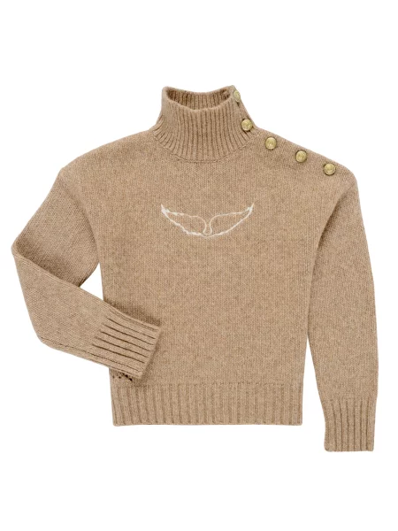 Pulover copii Zadig & Voltaire bej