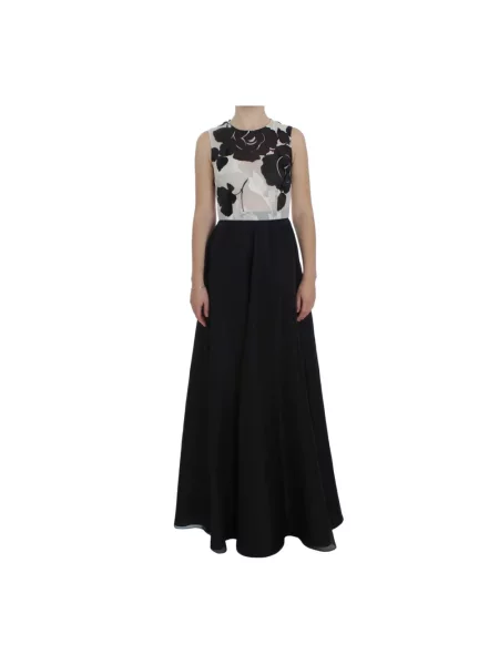 Sukienka maxi Dolce And Gabbana czarna