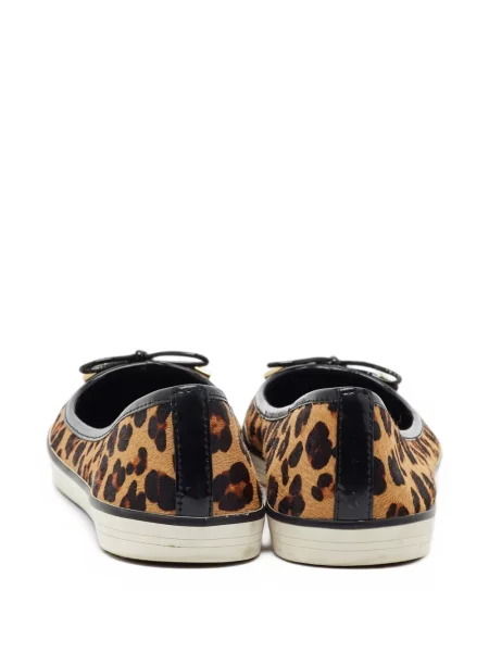 Balerini Tory Burch cu imagine cu model leopard maro