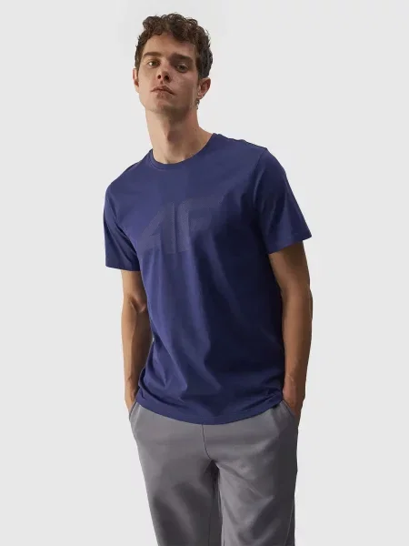 4F koszulka sportowa t-shirt S niebieski