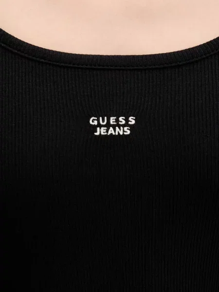 Мини джинсовое платье Guess Jeans черное