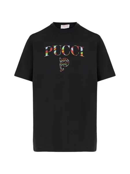 Tricou Pucci cu imagine negru