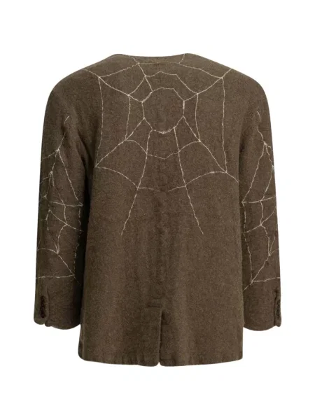 Geacă Kapital cu broderie maro