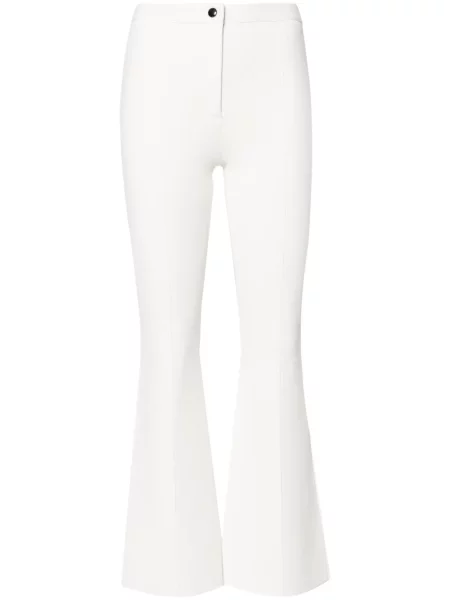 Pantaloni Theory plisate alb