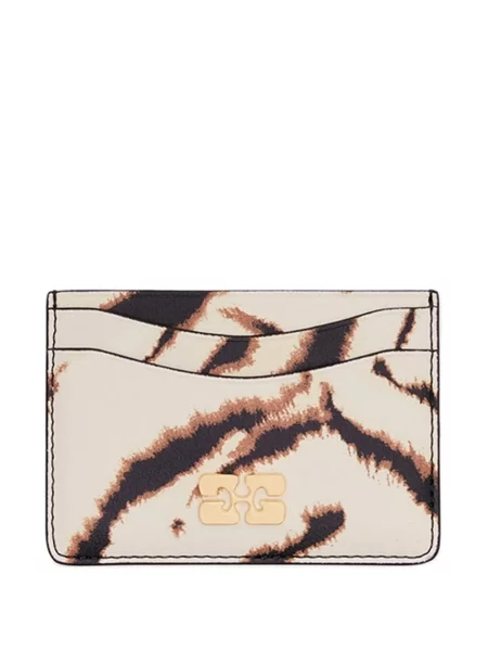 Zebra mintás pénztárca Ganni nyomtatás