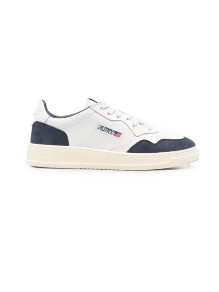 Sneakersy Autry skórzane niebieskie