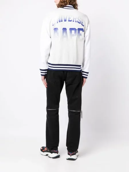 Raštuota bomber striukė Aape By *a Bathing Ape® balta