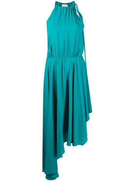 Rochie fără mâneci Semicouture fără mâneci de costum albastru