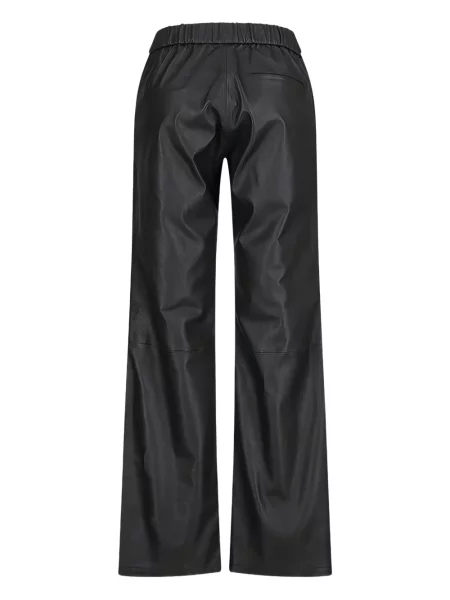 Pantaloni Enes din piele negru