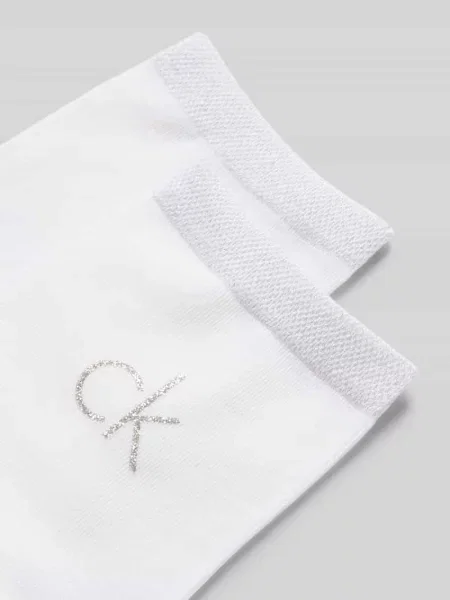 Calvin Klein Skarpety w Kobiety Modal jednolity Ck Calvin Klein biały