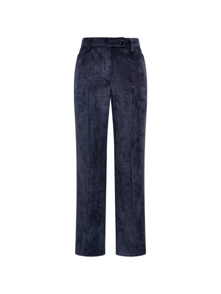 Pantaloni Maliparmi de catifea cord albastru